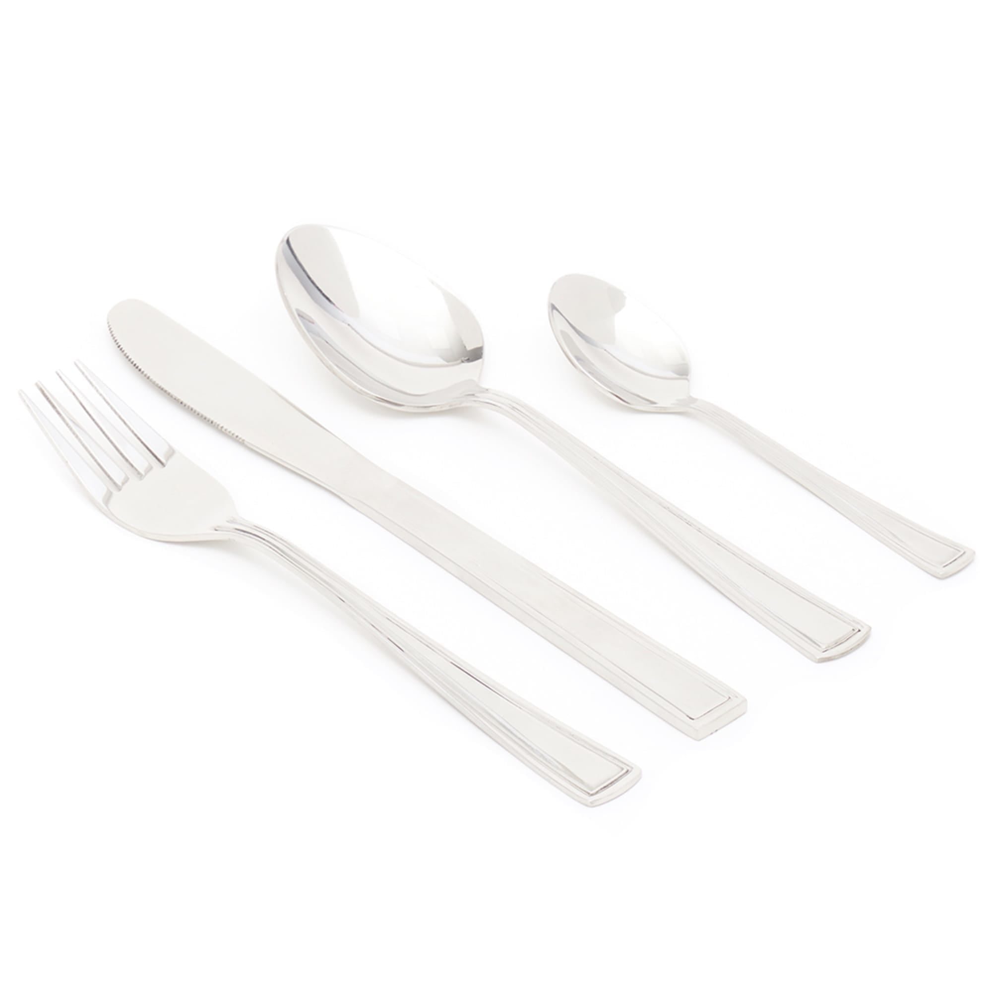 Home Basics Royal 16 Piece Stainless Steel Flatware Set $8.00 EACH, CASE PACK OF 12