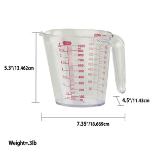 Home Basics 32 oz. Plastic Measuring Cup $2.00 EACH, CASE PACK OF 48