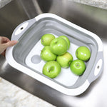 Load image into Gallery viewer, Home Basics 3-in-1 Collapsible Basket Cutting Board Strainer $6.00 EACH, CASE PACK OF 12
