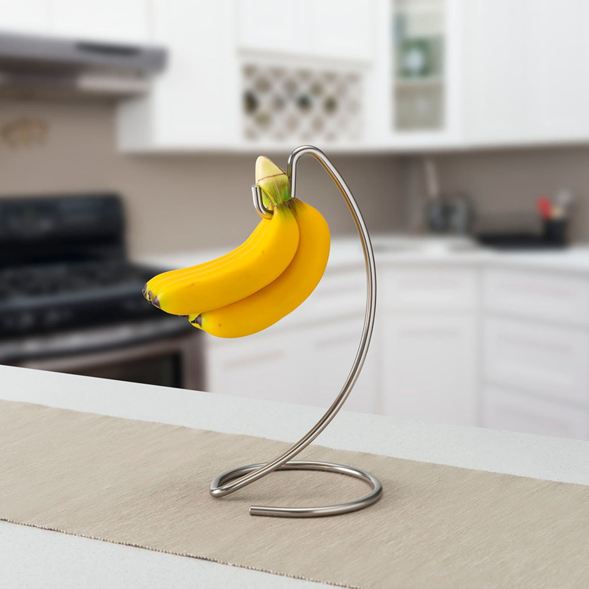 Home Basics Simplicity Collection Freestanding Fruit Holder, Satin Nickel  $5.00 EACH, CASE PACK OF 12