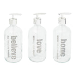 Load image into Gallery viewer, Home Basics Inspire 16.9 oz. Glass Soap Dispenser - Assorted Colors
