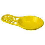 Load image into Gallery viewer, Home Basics Sunflower Heavy Weight Cast Iron Spoon Rest, Yellow $4.00 EACH, CASE PACK OF 6
