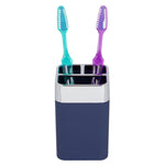 Load image into Gallery viewer, Home Basics Skylar ABS Plastic Toothbrush Holder, Navy $3.00 EACH, CASE PACK OF 12
