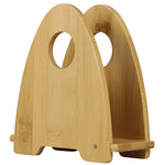 Load image into Gallery viewer, Michael Graves Design Triangle Freestanding Upright Bamboo Napkin Holder, Natural $6.00 EACH, CASE PACK OF 4
