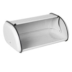 Load image into Gallery viewer, Home Basics Roll-Top Lid Steel Bread Box, White $20.00 EACH, CASE PACK OF 6
