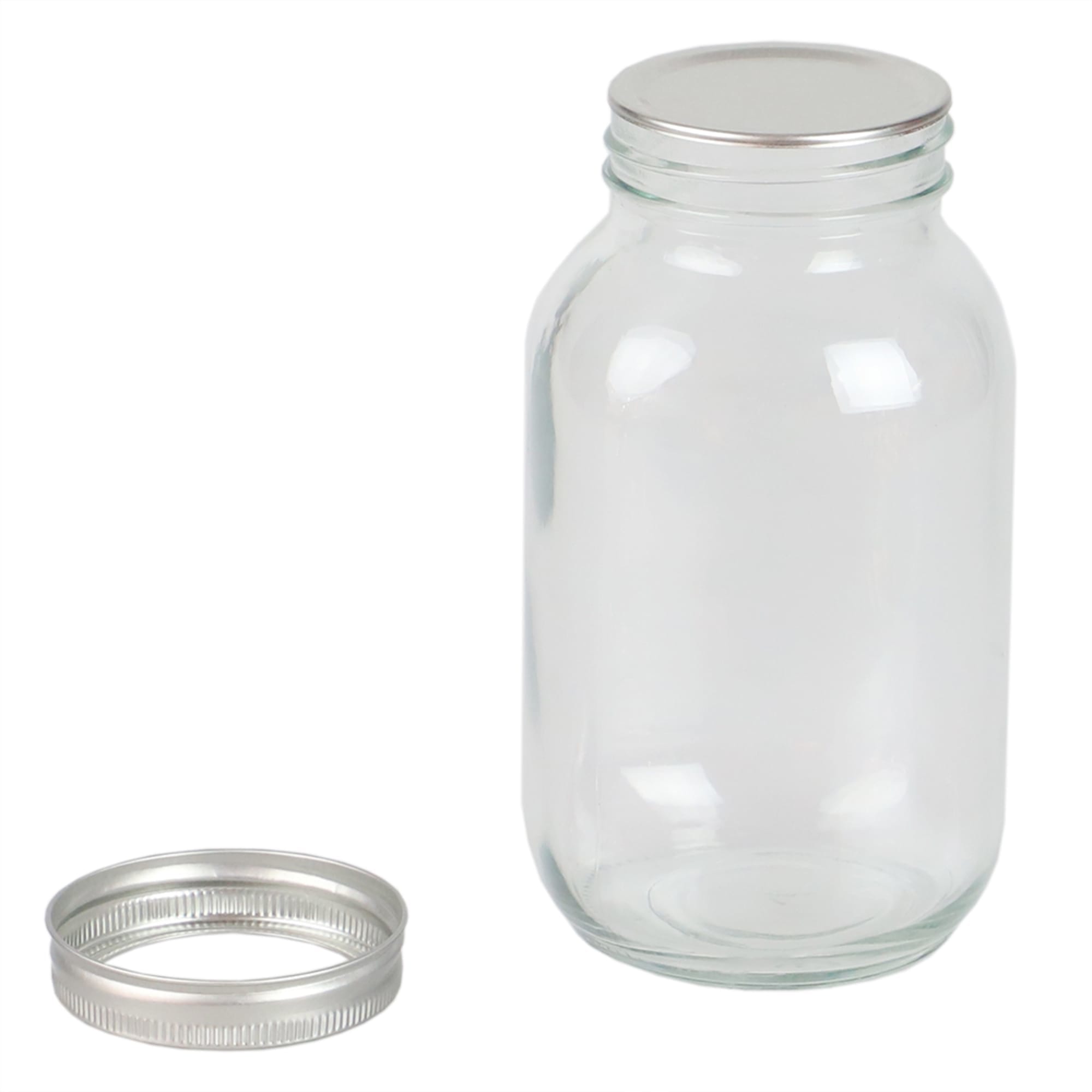 Home Basics 33 oz. Wide Mouth Clear Mason Canning Jar $2.50 EACH, CASE PACK OF 12