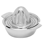 Load image into Gallery viewer, Home Basics Stainless Steel Manual Citrus Juicer with Strainer, 2 Pour Spouts &amp; 8 oz Bowl, Chrome $5.00 EACH, CASE PACK OF 12
