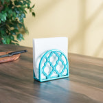 Load image into Gallery viewer, Home Basics Lattice Collection Cast Iron Napkin Holder, Turquoise $6.00 EACH, CASE PACK OF 6
