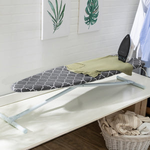 Seymour Home Products Adjustable Height, Freestanding T-Leg Ironing Board, Gray Lattice $25 EACH, CASE PACK OF 1