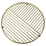 Load image into Gallery viewer, Home Basics Halo Round Steel Trivet, Gold $3.00 EACH, CASE PACK OF 12
