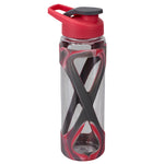 Load image into Gallery viewer, Home Basics 17 oz. Silicone Sleeve Water Bottle - Assorted Colors
