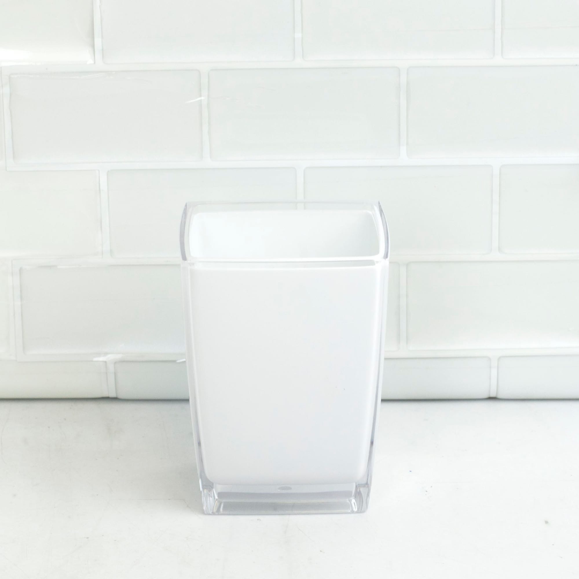 Home Basics Break-Resistant Plastic Tumbler, White $3.00 EACH, CASE PACK OF 24