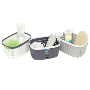 Home Basics Tanis Small Plastic Basket - Assorted Colors