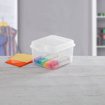 Load image into Gallery viewer, Sterilite Large FlipTop Square Plastic Storage Container $2.00 EACH, CASE PACK OF 12
