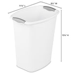 Load image into Gallery viewer, Sterilite 3 Gallon/11.4 Liter Wastebasket White $5.00 EACH, CASE PACK OF 6
