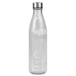 Load image into Gallery viewer, Home Basics H2O Clear 32oz. Glass Travel Water Bottle - Assorted Colors
