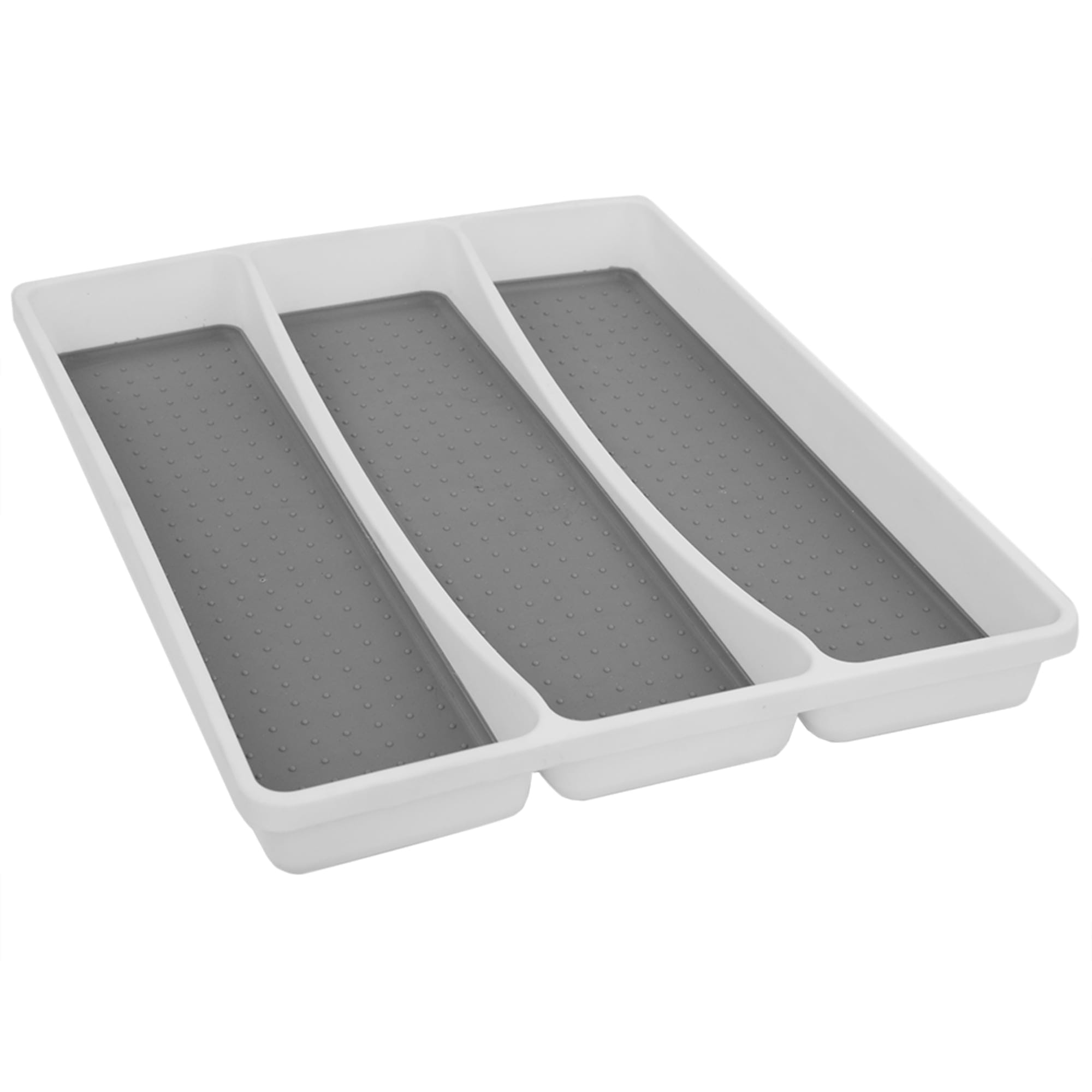 Home Basics Utensil Tray with Rubber Lined Compartments $6.50 EACH, CASE PACK OF 12