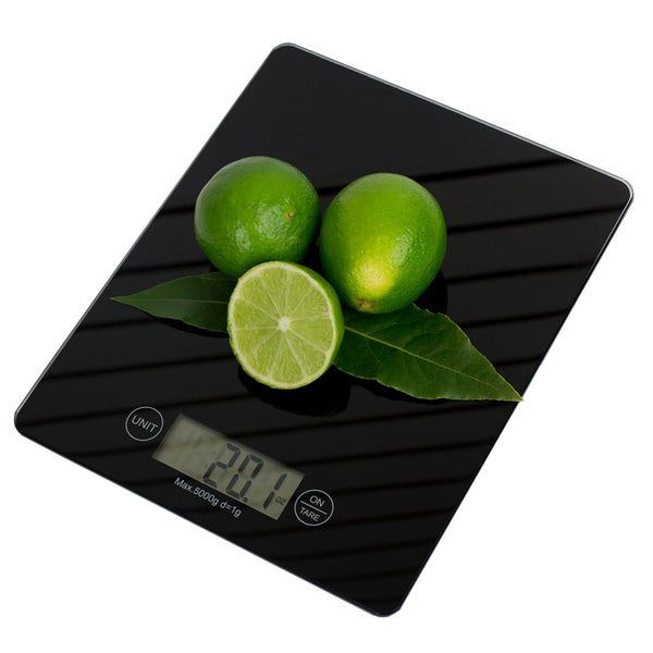 BLACK DIGITAL KITCHEN SCALE