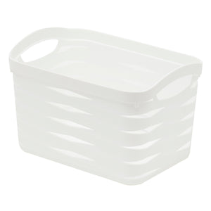 Home Basics Avaris Medium Plastic Storage Basket - Assorted Colors