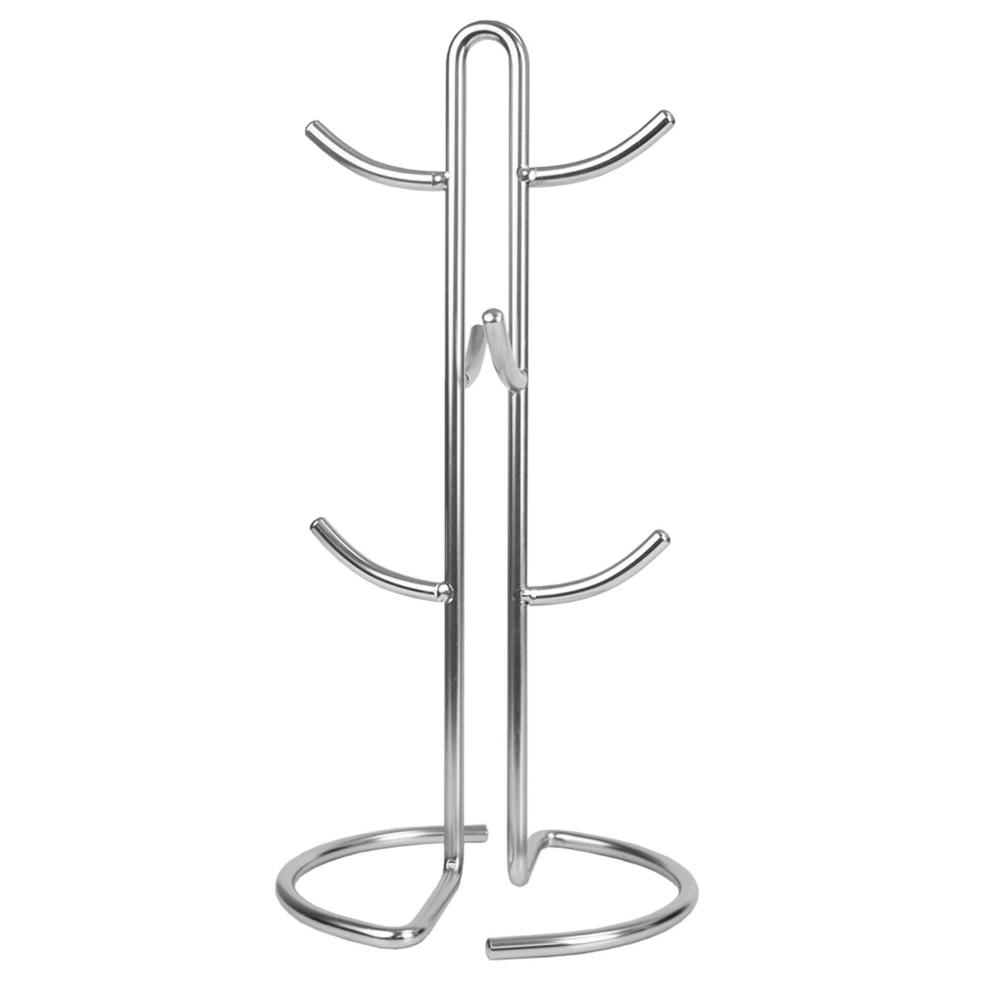 Home Basics Simplicity Collection 6 Hook Steel Mug Tree, Satin Chrome $15.00 EACH, CASE PACK OF 12