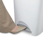 Load image into Gallery viewer, Sterilite 11 Gallon StepOn Wastebasket, White $20.00 EACH, CASE PACK OF 4
