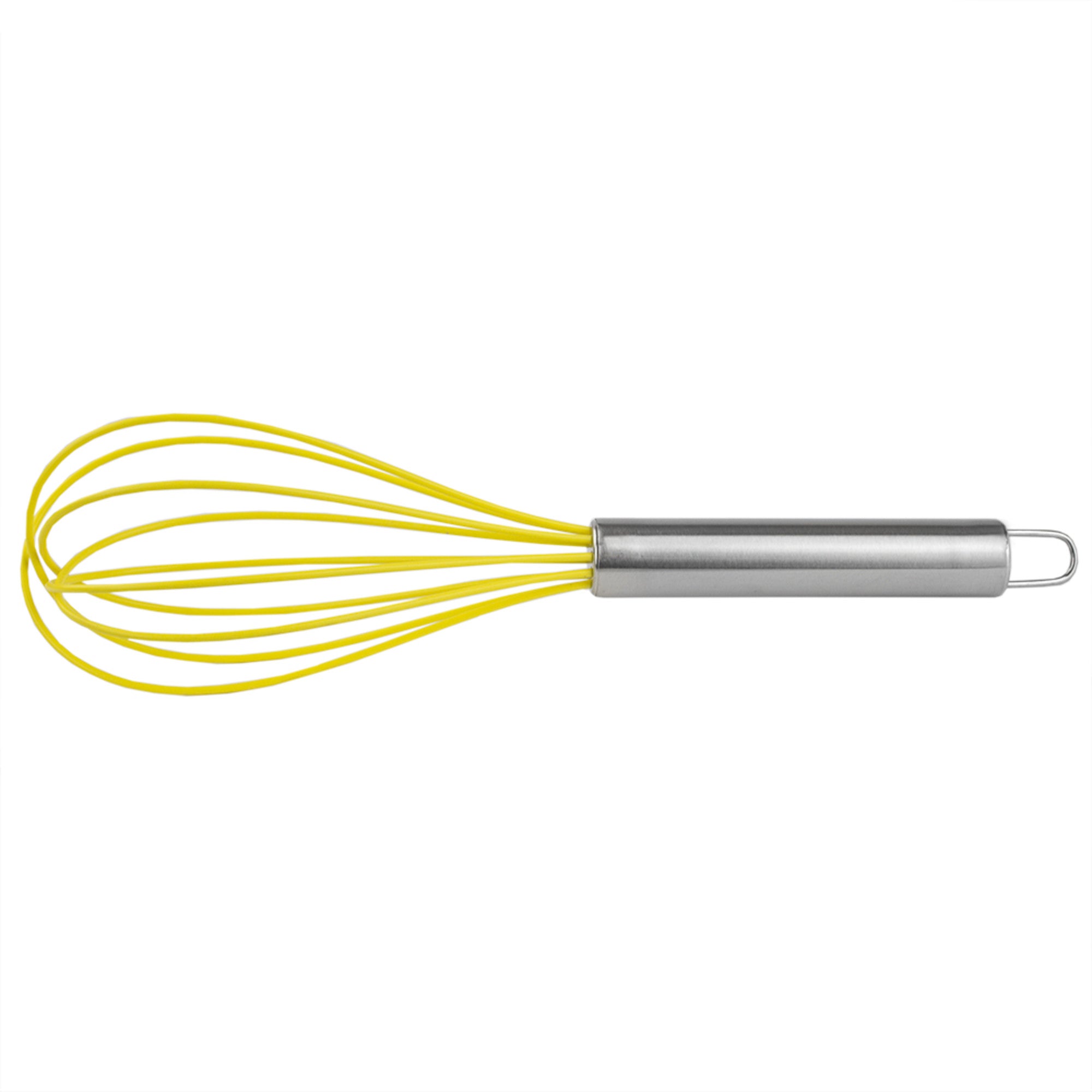Home Basics Silicone Balloon Whisk with Steel Handle