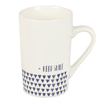 Load image into Gallery viewer, Home Basics Graphic Dip 13 oz. Bone China Mug - Assorted Colors
