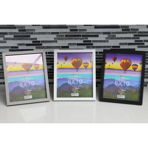 Home Basics 8” x 10” MDF Picture Frame with Easel Back - Assorted Colors