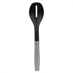 Load image into Gallery viewer, Home Basics Mesa Collection Scratch-Resistant Nylon Slotted Spoon, Black $3.00 EACH, CASE PACK OF 24
