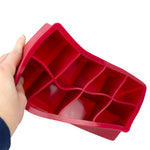 Load image into Gallery viewer, Home Basics Jumbo Silicone Ice Cube Tray - Assorted Colors
