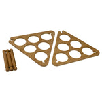 Load image into Gallery viewer, Home Basics 6 Slot Bamboo Wine Rack, Natural $15 EACH, CASE PACK OF 6
