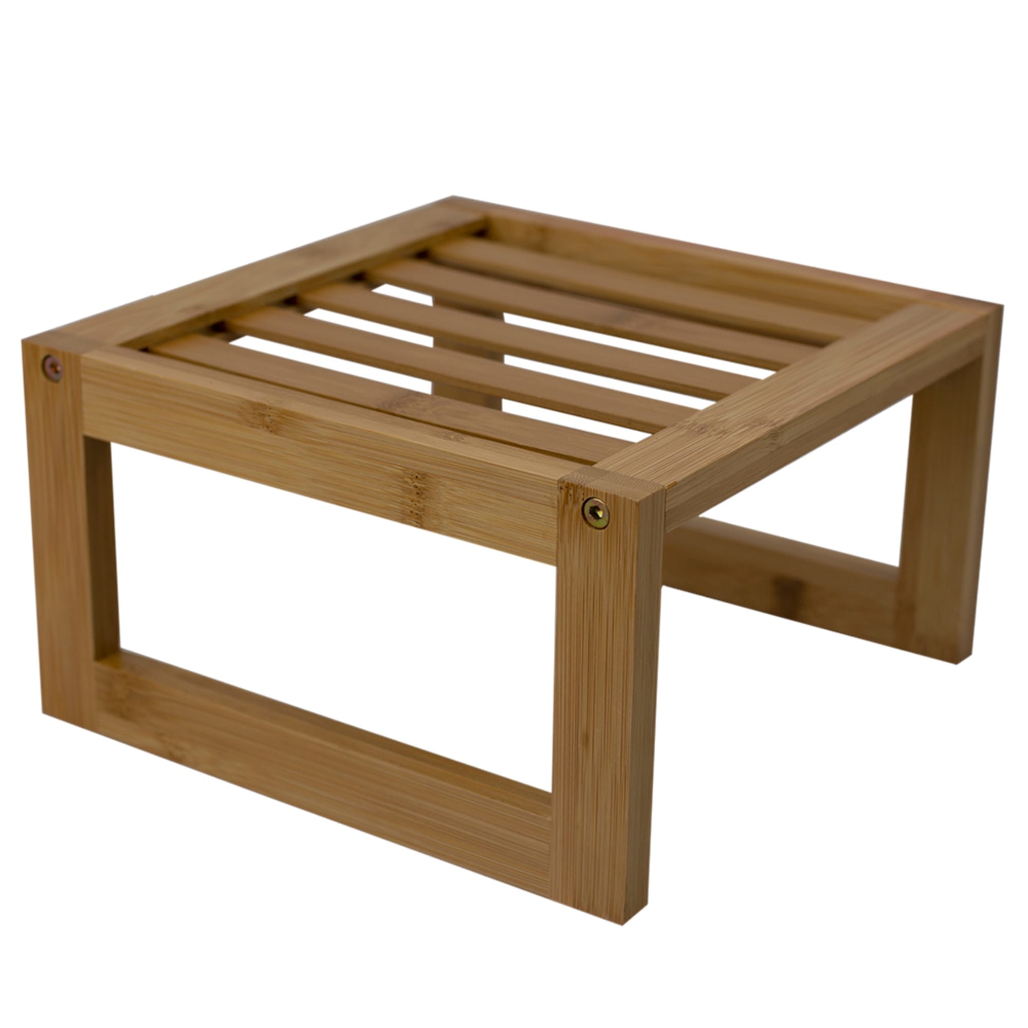 Home Basics 9" x 9"  Bamboo Helper Shelf, Natural $8 EACH, CASE PACK OF 6