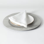 Load image into Gallery viewer, Sophia Grace 12&quot; Charger Plate, Timber Grey $3.00 EACH, CASE PACK OF 12
