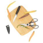 Load image into Gallery viewer, Home Basics 3 Piece Knife and Scissor Set $4.00 EACH, CASE PACK OF 12
