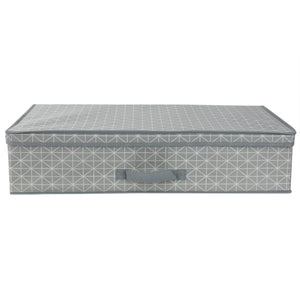 Home Basics Diamond Collection Under the Bed Storage Box, Grey $8.00 EACH, CASE PACK OF 12