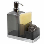 Load image into Gallery viewer, Home Basics Plastic Soap Dispenser Organizer, Grey $10 EACH, CASE PACK OF 12
