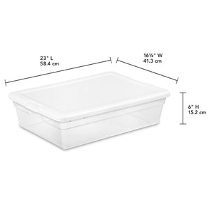 Sterilite 28 Quart / 27 Liter Storage Box $12.50 EACH, CASE PACK OF 10