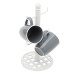 Load image into Gallery viewer, Home Basics Weave 6 Hook Cast Iron Mug Tree, White  $10.00 EACH, CASE PACK OF 3
