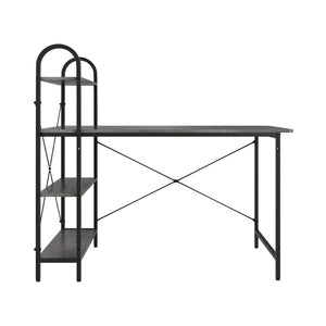 Home Basics Computer Desk With Shelves, Grey Oak/Black $100.00 EACH, CASE PACK OF 1