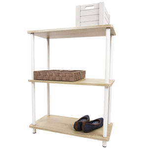 Home Basics 3 Tier Rectangular Corner Shelf, Natural $30.00 EACH, CASE PACK OF 3
