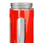 Load image into Gallery viewer, Home Basics 4 Piece Essence Collection Metal Canister Set, Red $15.00 EACH, CASE PACK OF 4
