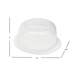 Home Basics Round Cake Keeper with Lid $5.00 EACH, CASE PACK OF 6