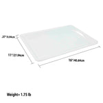 Load image into Gallery viewer, Home Basics 11 x 16 Plastic Cutting Board, White $5 EACH, CASE PACK OF 24
