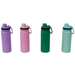 Load image into Gallery viewer, Home Basics 24 oz. Travel Bottle with Carrying Loop - Assorted Colors
