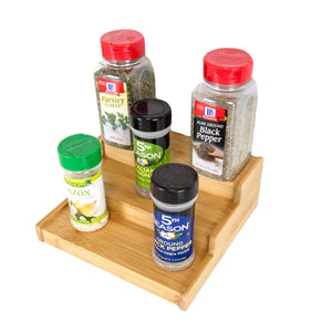Home Basics 3 Tier Bamboo Spice Rack, Natural $6.00 EACH, CASE PACK OF 12