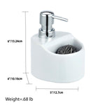 Load image into Gallery viewer, Home Basics Soap Dispenser with Sponge Holder - Assorted Colors
