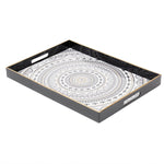 Load image into Gallery viewer, Home Basics 13&quot; x 17&quot; Medallion Serving Tray $15.00 EACH, CASE PACK OF 6

