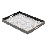 Load image into Gallery viewer, Home Basics 13&quot; x 17&quot; Medallion Serving Tray $12.00 EACH, CASE PACK OF 6
