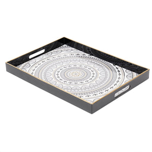 Home Basics 13" x 17" Medallion Serving Tray $12.00 EACH, CASE PACK OF 6