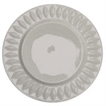 Load image into Gallery viewer, Home Basics Embossed Circle 10.5&quot; Ceramic Dinner Plate, White $3.00 EACH, CASE PACK OF 24
